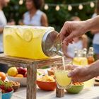 Vilde, słój do napojów z kranikiem, szklany, do lodówki, 3,3l