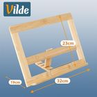 Vilde, stojak na książkę kucharską, bambusowy, regulowany