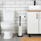 Vilde, stojak na papier toaletowy, czarny, 56 cm