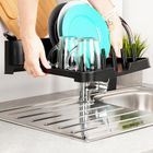 Vilde, suszarka na naczynia, czarna, 41-32,5-11 cm