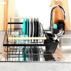 Vilde, suszarka na naczynia, czarna, 50,5-33-18 cm