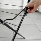 Vilde, suszarka na pranie metalowa, czarna pionowa, 61-58-136 cm