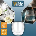Vilde, szklanki termiczne z podwójną ścianką, do kawy i herbaty, 250 ml, 2 szt.