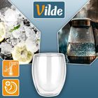 Vilde, szklanki termiczne z podwójną ścianką, do kawy i herbaty, 370 ml, 2 szt.
