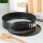 Vilde, tortownica rozpinana, granitowa, 28 cm