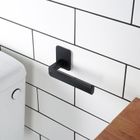 Vilde, uchwyt na papier toaletowy, czarny, 16,5 cm