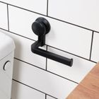 Vilde, uchwyt na papier toaletowy na przyssawkę, czarny, 16,5 cm