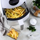 Vilde, wkład do frytkownicy Air fryer, silikonowy szary, 22 cm