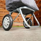 Vilde, wózek z torbą na zakupy, szary, 30l