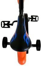 Volare, Hot Wheels, rower, czarno-niebieski, 12"