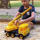 Wader, Middle Truck, dźwig, żółty