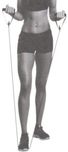 XQ Max, ekspander gumowy 1 żyłowy, niebieski, medium