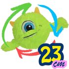 Xqmax, piłka pluszowa emoji z rączkami, zielona, 23 cm