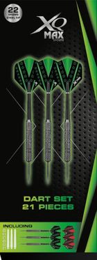 Xqmax, rzutki lotki metalowe dart, 3 szt., czarne