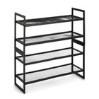 Zeller, metalowa półka na buty, nordic space, 70-36-24 cm