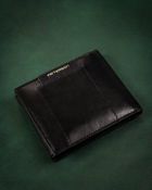 Zestaw prezentowy: Portfel, Brelok, czarny, skórzany, Peterson