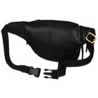 Zestaw, Saszetka na biodro, nerka, Etui na klucze, czarny, skórzany, Peterson