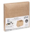 5five Simply Smart, Juta, pufa składana, 31-31 cm