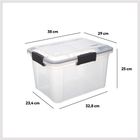 5five Simply Smart, Protect, pojemnik plastikowy z pokrywą, 18l