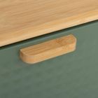 5five Simply Smart, Sensia, metalowy chlebak z bambusową pokrywą