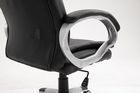 Activejet, fotel biurowy z masażem, podgrzewany, czarny, YK7304