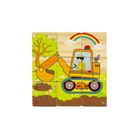 Adar, drewniane klocki obrazkowe, 9 elementów