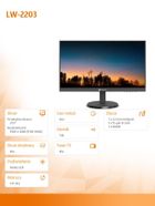 Ag Neovo, monitor, 21,5 cala, LW-2203