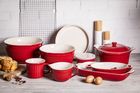 Altom Design, Red Chilli, naczynie ceramiczne do zapiekania z pokrywką, 27,5-22,5-12 cm, 2,2l