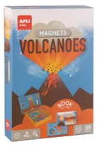 Apli Kids, Wulkan, magnetyczna układanka edukacyjna z książeczką