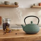 Aromelio, Kamin, czajnik żeliwny z zaparzaczem, 900 ml