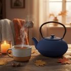 Aromelio, Nomi, czajnik żeliwny z zaparzaczem, 800 ml