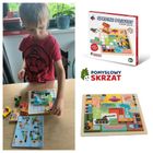 Askato, Pomysłowy skrzat, sprytne pojazdy, drewniana układanka