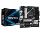 Asrock, płyta główna, A520M Pro4 AM4 4DDR4 HDMI/DP/VGA M.2 mATX