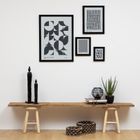 Atmosphera, drewniany stołek, Nyar, średnica 28 cm