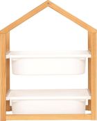 Atmosphera for kids, Bako, niski regał, domek na zabawki, 43-30-54.5 cm