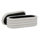 Atmosphera, Giulia Boucle, siedzisko do przedpokoju, ze schowkiem, 110-46-40,5 cm