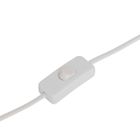 Atmosphera, Omia, lampa nocna grzybek, srebrna, wys. 34 cm