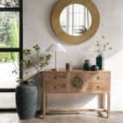 Atmosphera, Origami Jiling, lampal stołowa, plisowany klosz, średnica 37 cm