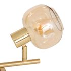 Atmosphera, Pilla, lampy sufitowe, złoto i szklane klosze, 2 punktowe