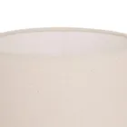 Atmosphera, Rafa, lampa podłogowa tekstylny klosz, drewniane nogi, średnica 24-107 cm