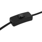 Atmosphera, Tobie, lampka nocna z bawełnianym abażurem, 25 cm