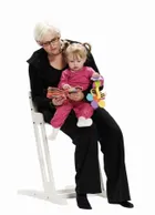 Baby Dan, DanChair, krzesełko do karmienia, białe