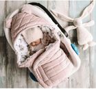Baby Steps, Wolf, kocyk do fotelika, Sky Gray