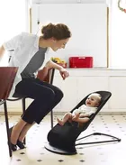 BabyBjörn, Balance Soft, leżaczek, czarno-szary