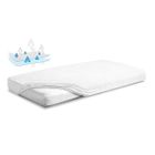 BabyMatex, prześcieradło z gumką, frotte, białe, 60-120 cm