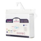 BabyMatex, prześcieradło z gumką, frotte, białe, 70-140 cm