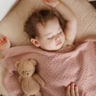 BabyOno, kocyk bambusowy, różowy, 75-100 cm