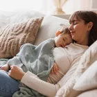 BabyOno, kocyk bambusowy, szałwiowy, 75-100 cm