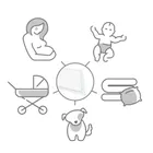 BabyOno, podkłady higieniczne, 40-60 cm, 12 szt.