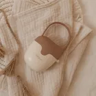 BabyOno, pojemnik na smoczek, słonik, beżowy